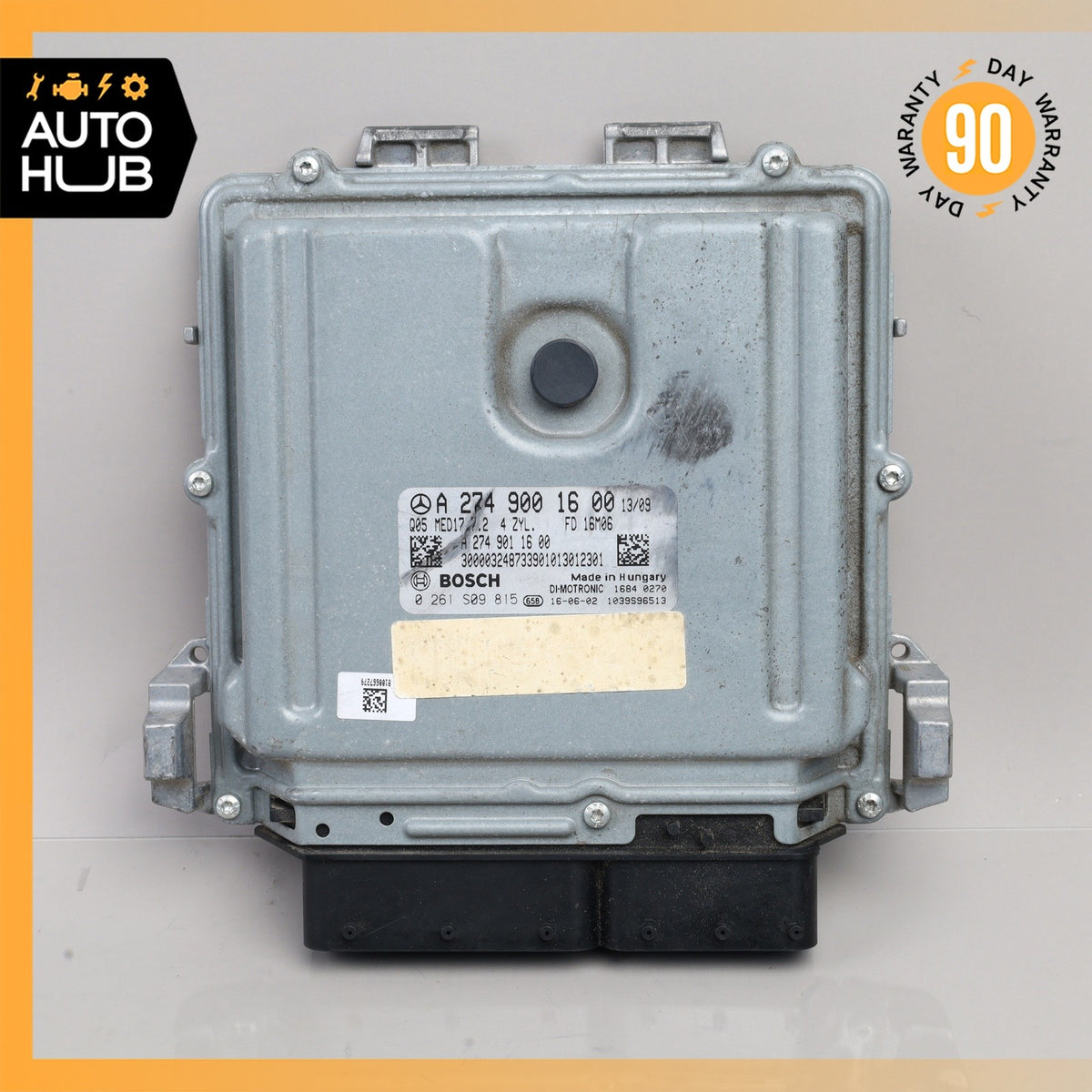 Mercedes W205 C300 E300 GLC350e M274 ECU Engine Control Module Unit OEM - photo 2