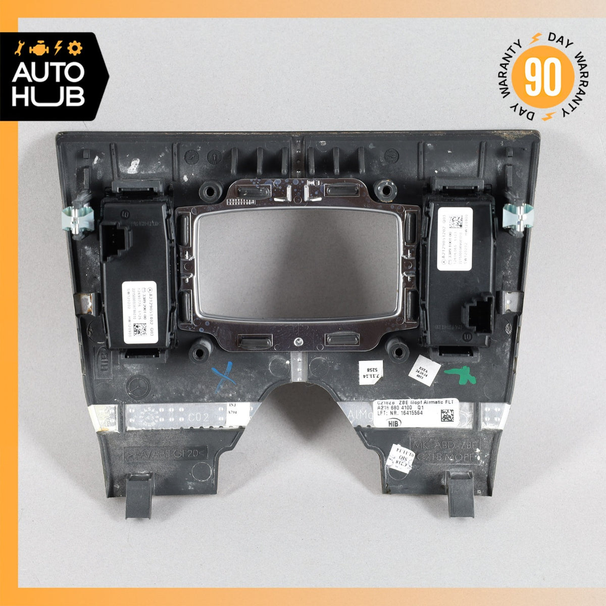 Mercedes W218 CLS550 Center Console Switch Trim Bezel Cover Wood OEM - photo 6