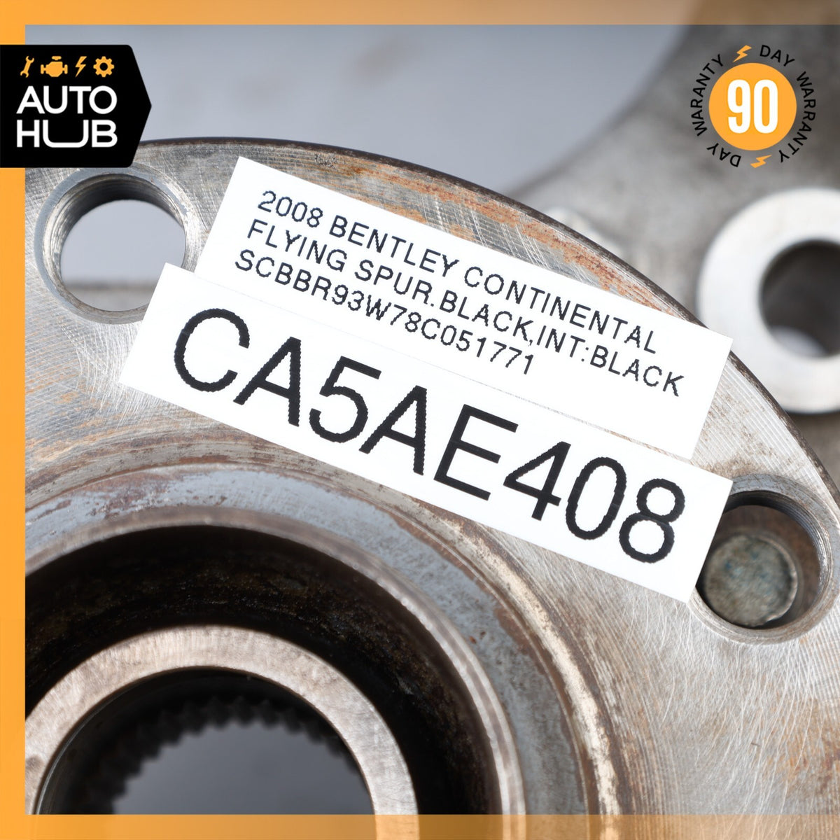 03-13 Bentley Continental GT Flying Spur Rear Left Side Spindle Knuckle Hub OEM - photo 14