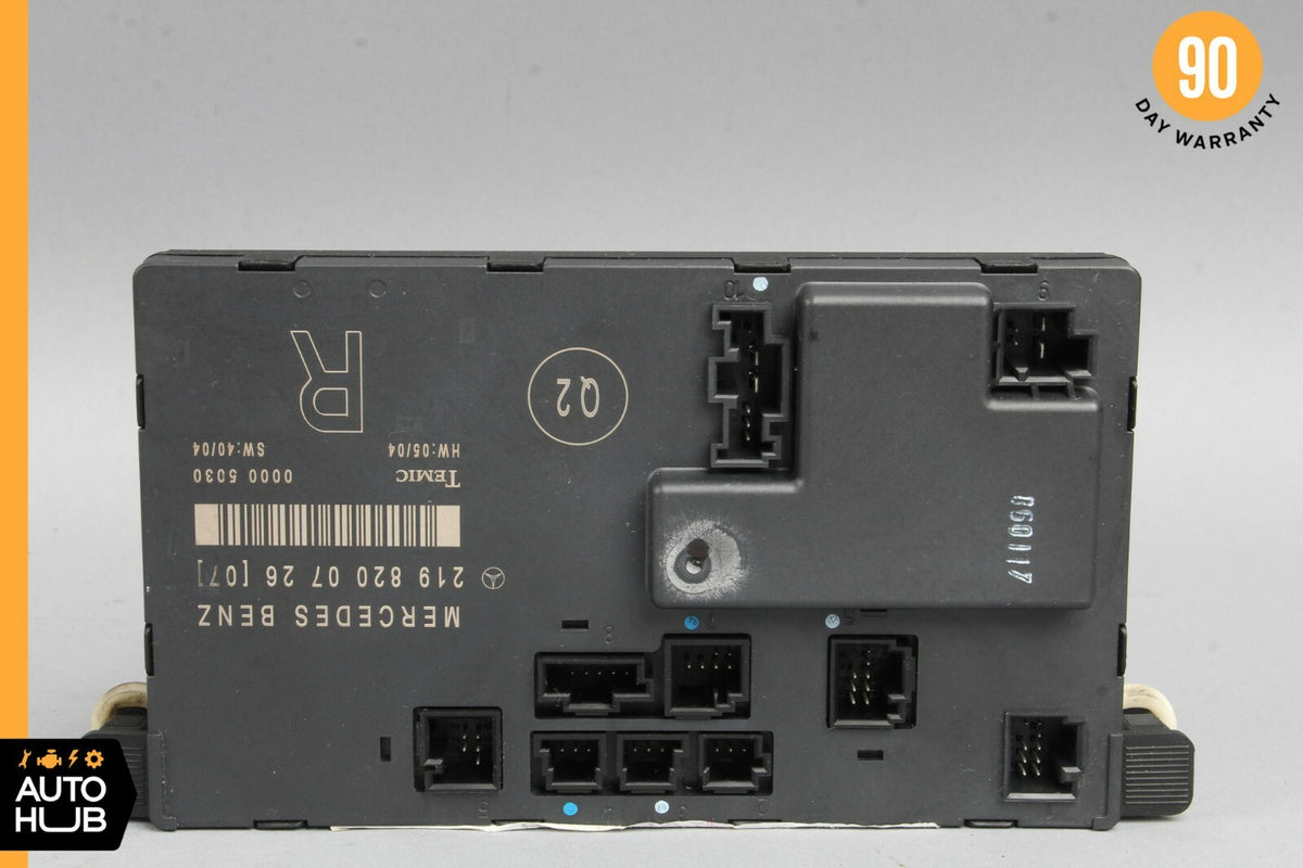 06-11 Mercedes W219 CLS500 CLS55 Door Control Module Front Right Passenger OEM - photo 5