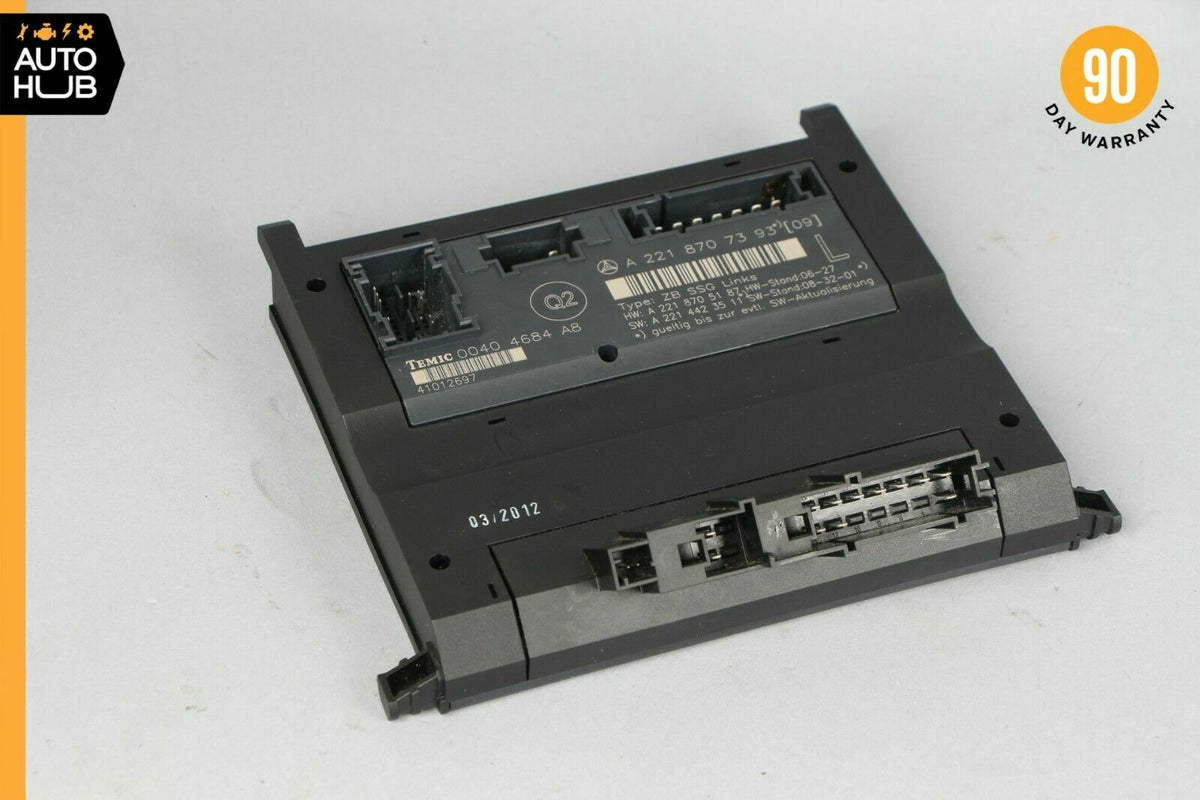07-13 Mercedes W221 S550 S400 Front Left Driver Side Under Seat Control Unit OEM - photo 1
