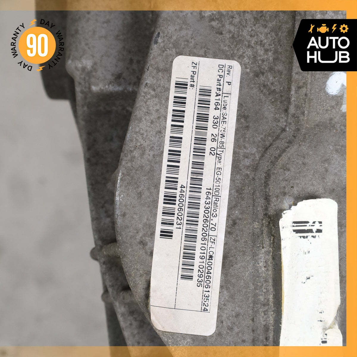 06-13 Mercedes W251 R350 GL320 Rear Differential Axle Carrier Assembly OEM - photo 14