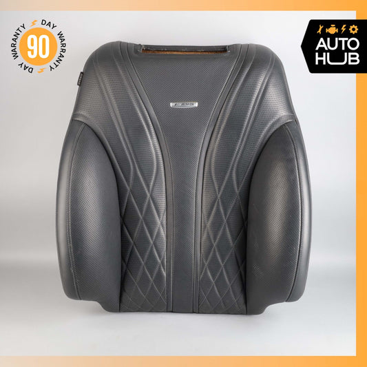 Mercedes W222 S63 AMG Front Right Seat Upper Back Cushion Exclusive Black OEM - photo 1