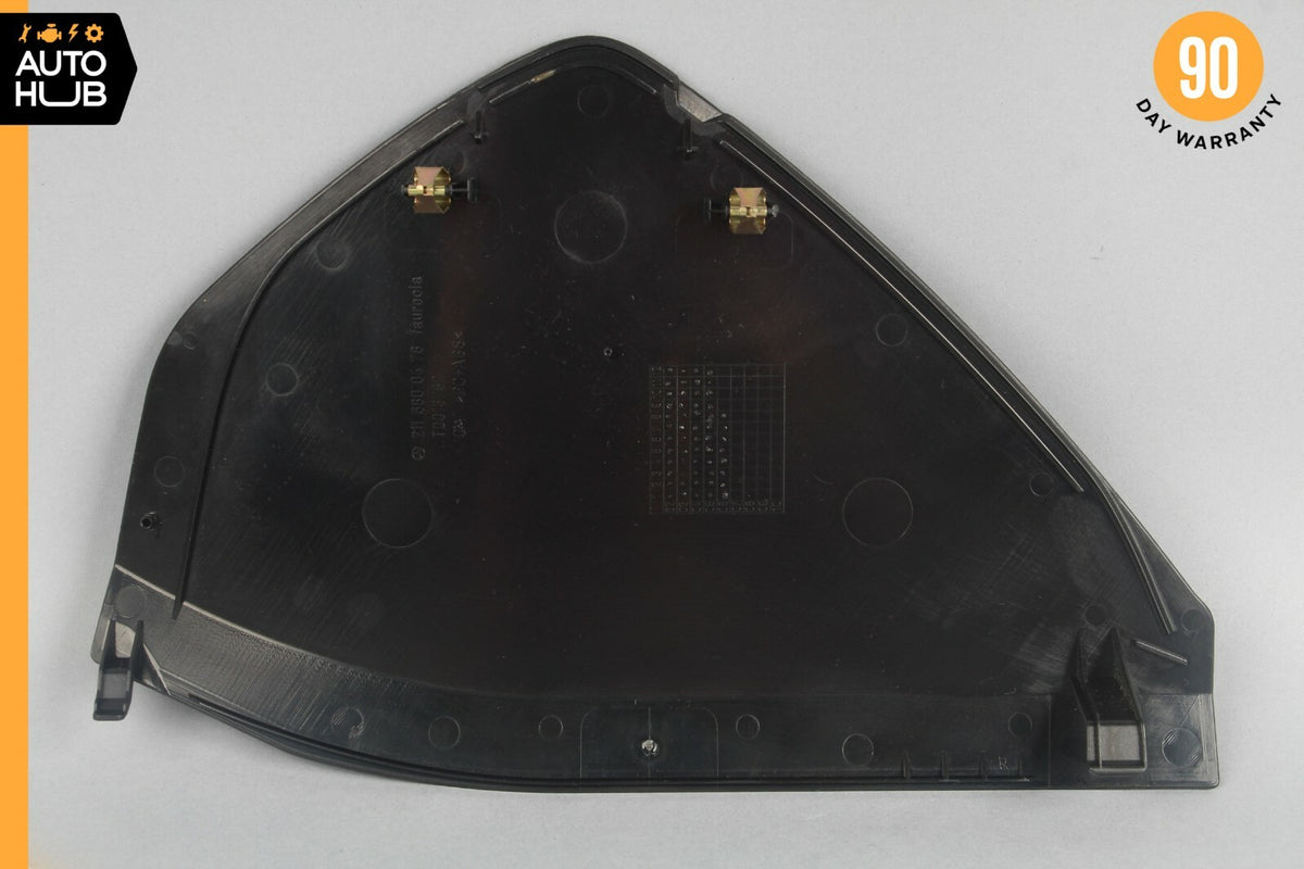 07-09 Mercedes W211 E320 E350 E550 Right Dashboard Trim Cover Panel Black OEM - photo 4
