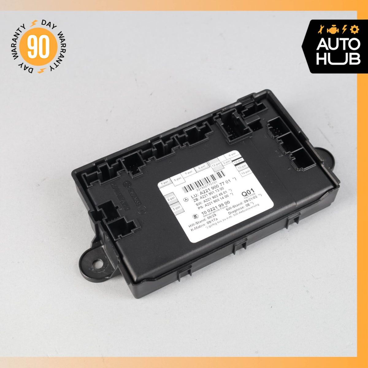 07-13 Mercedes W221 S550 S400 Rear Right or Left Side Door Control Module OEM - photo 1