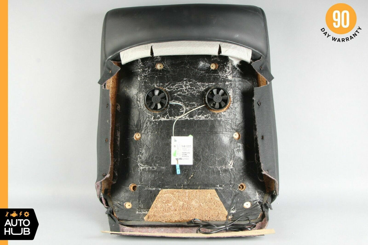 03-06 Mercedes W220 S600 Front Left or Right Top Upper Seat Cushion Black OEM - photo 8