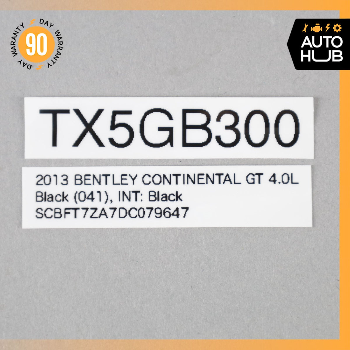 12-17 Bentley Continental GT Coupe Rear Right Quarter Window Molding OEM 73k - photo 11