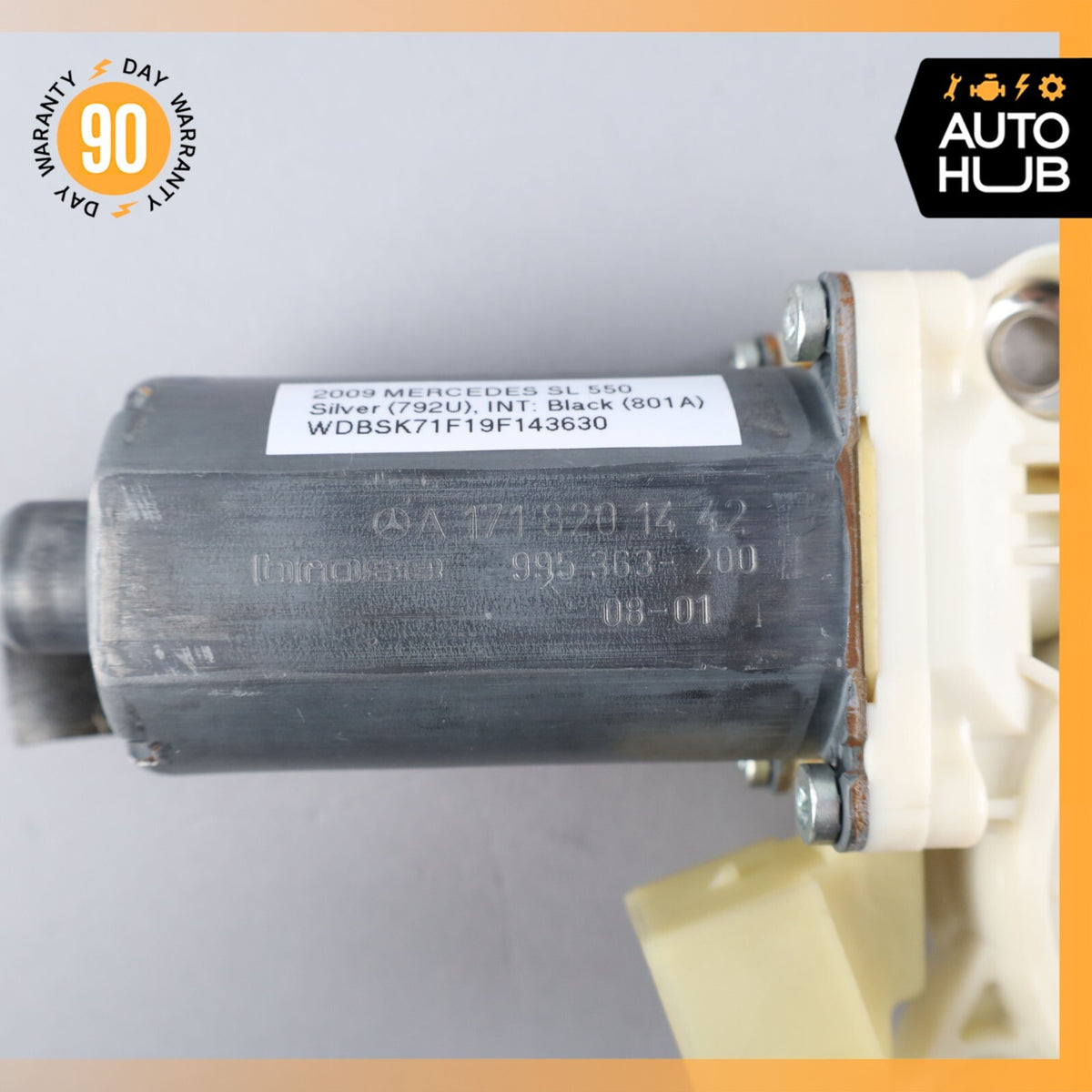 03-14 Mercedes R230 SL550 CL55 Front Right Window Regulator Motor 1718201442 OEM - photo 8