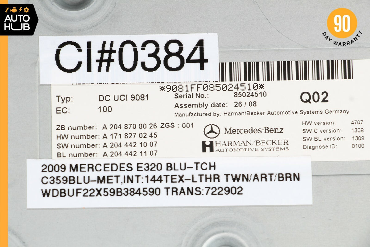 Mercedes W211 E320 E350 ML350 Communication Interface Module 2048708026 OEM - photo 8