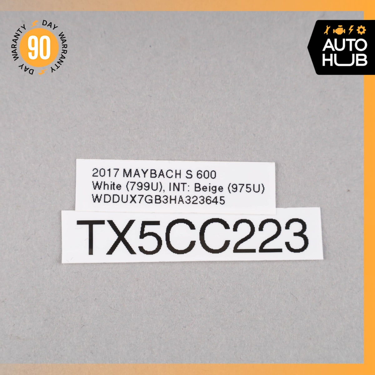 Mercedes W222 Maybach S600 Rear Upper Stowage Compartment Designo Red OEM 57k - photo 12