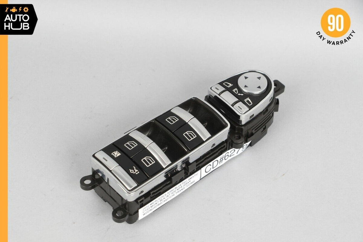 09-13 Mercedes W221 S350 S550 S63 AMG Driver Master Window Switch Control OEM - photo 4