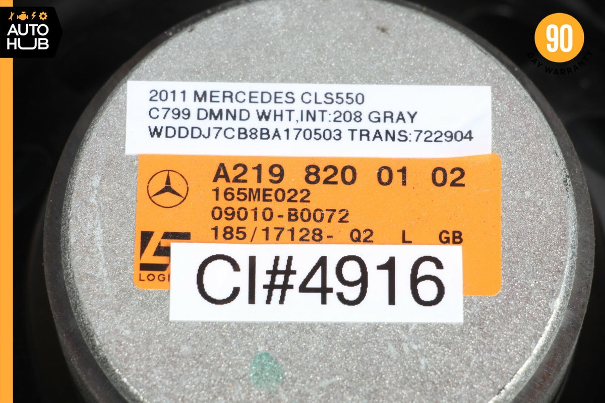 06-11 Mercedes W219 CLS550 CLS500 Door Speaker Sound Audio Radio 2198200102 OEM - photo 8