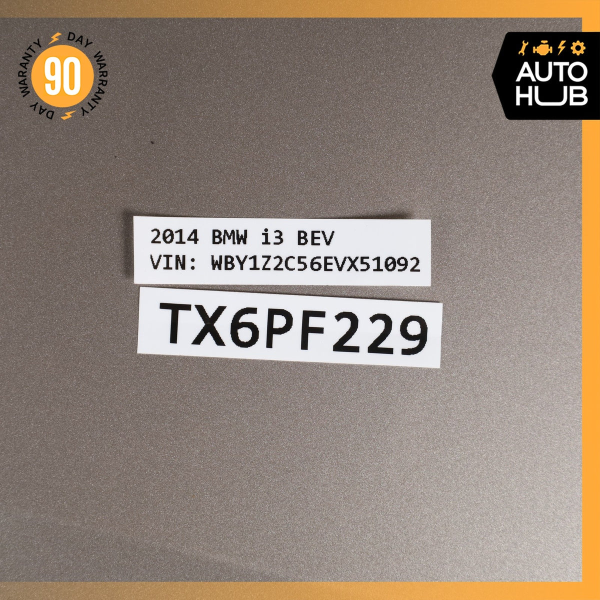 14-21 BMW i3 I01 Hybrid Rear Left Driver Side Quarter Panel Silver OEM 43k - photo 18