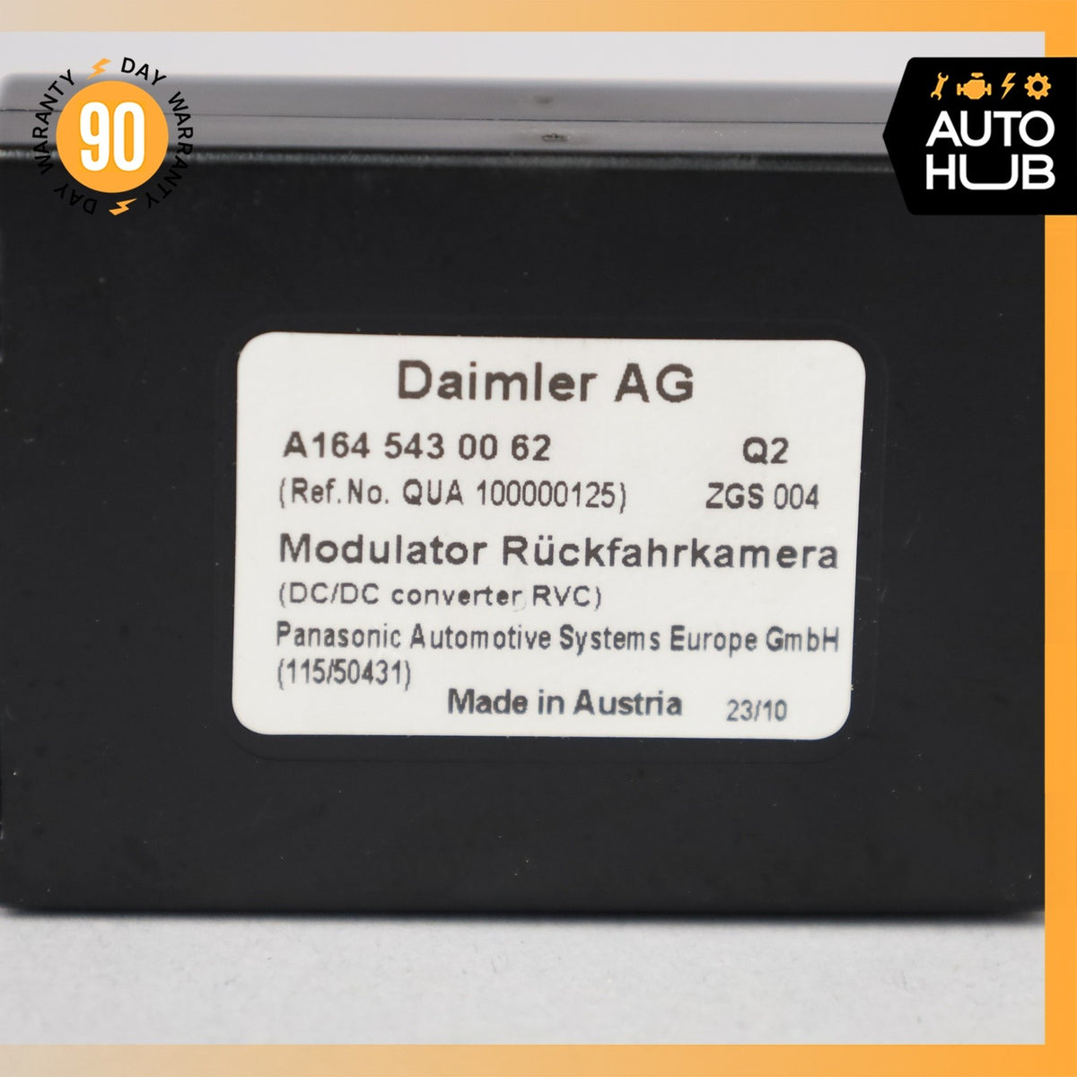 Mercedes W251 R350 G550 S550 Rear View Camera Control Module 1645430062 OEM - photo 9