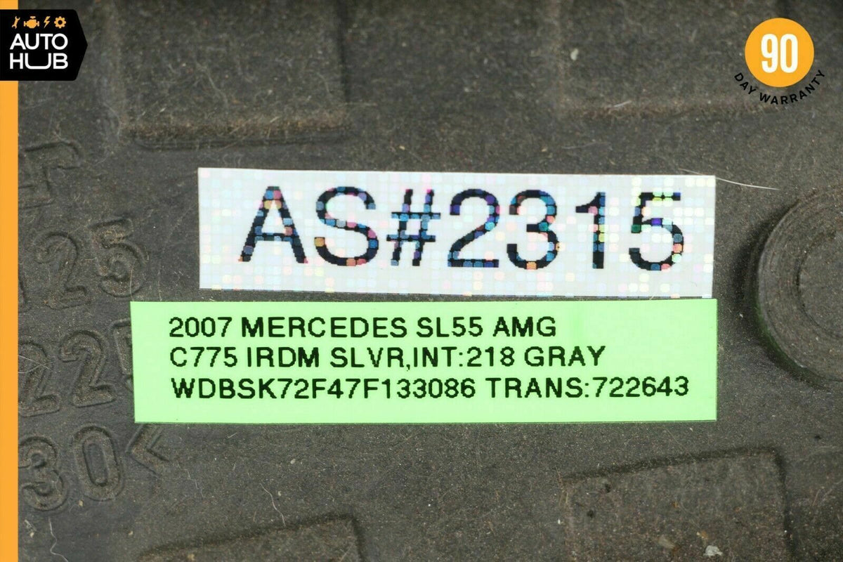 03-12 Mercedes R230 SL55 SL500 Front Left Interior Trim Panel A Pillar Suede OEM - photo 12