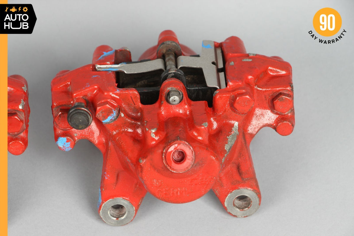 Mercedes R171 SLK300 SLK280 C230 Rear Brake Caliper Calipers Set Red OEM 57k - photo 6