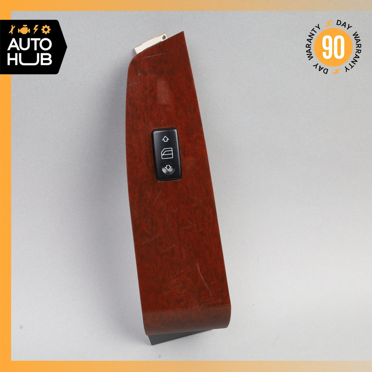 03-06 Mercedes W220 S350 S500 S55 AMG Right Side Window Switch Trim Wood OEM - photo 1