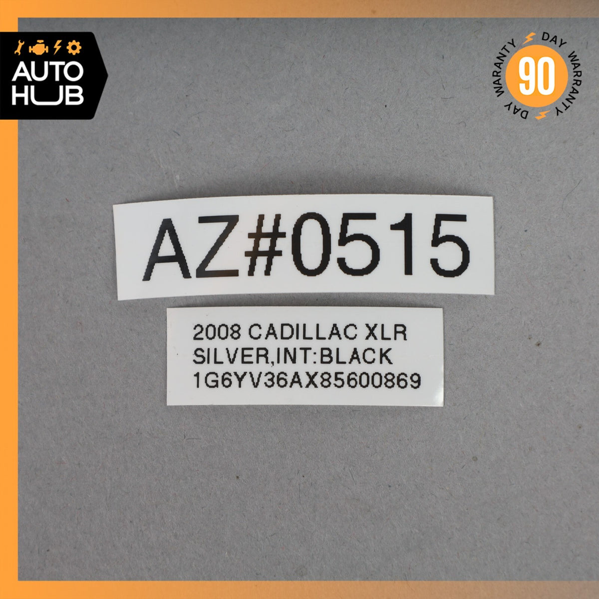 04-09 Cadillac XLR Information Display Switch & Push Start Button Black OEM - photo 12