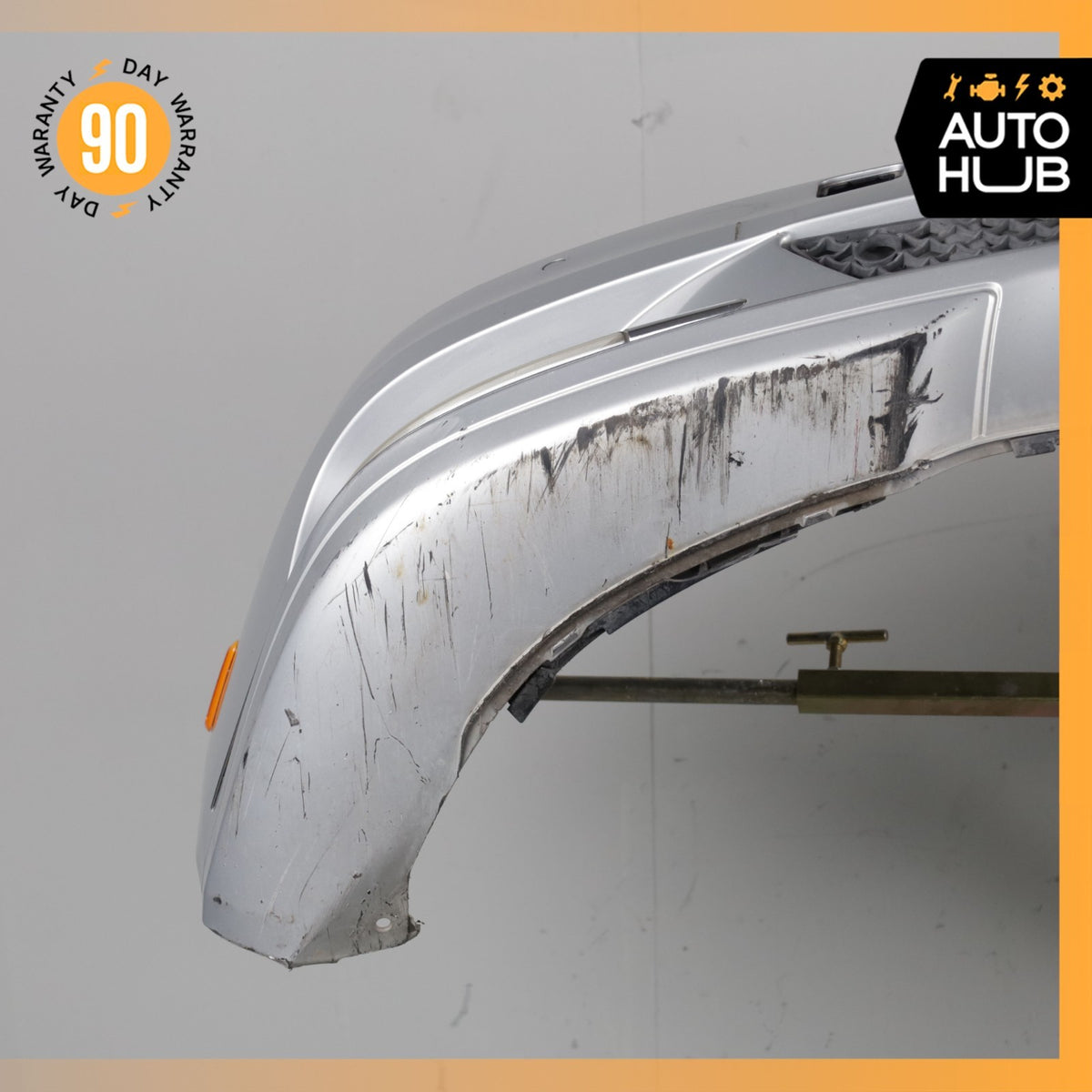 10-13 Mercedes W221 S400 S550 Base Front Bumper Cover Assembly Silver OEM 92k - photo 13