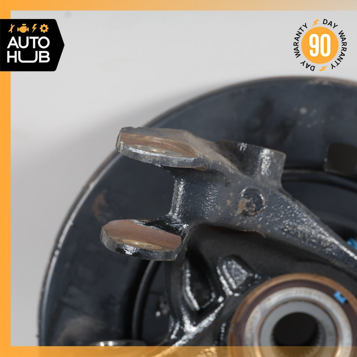 Porsche Cayenne 955 Rear Left Side Spindle Knuckle Hub w/ Shield OEM - photo 10
