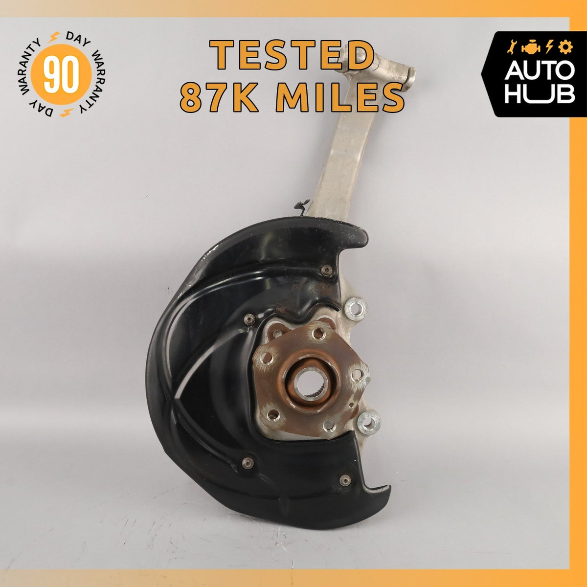 17-25 Audi 4M Q7 Q8 e-Tron Quattro Front Left Spindle Knuckle Hub w/ Shield OEM - photo 1