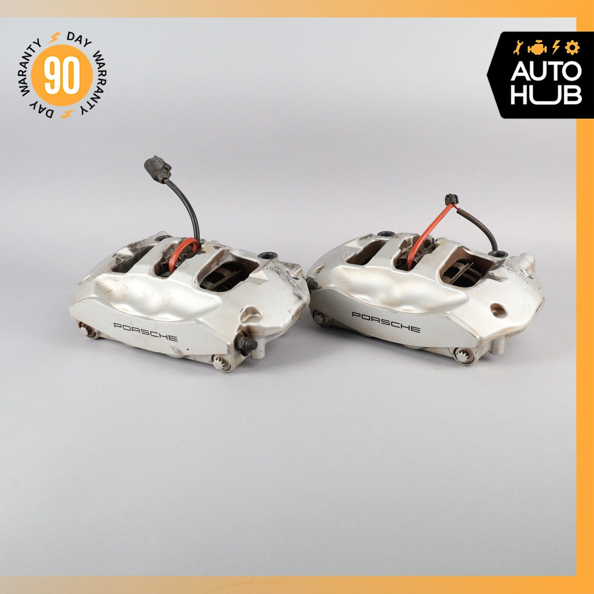 11-18 Porsche Cayenne 958 / Touareg Rear Brake Calipers Set 7P0615424 OEM - photo 2