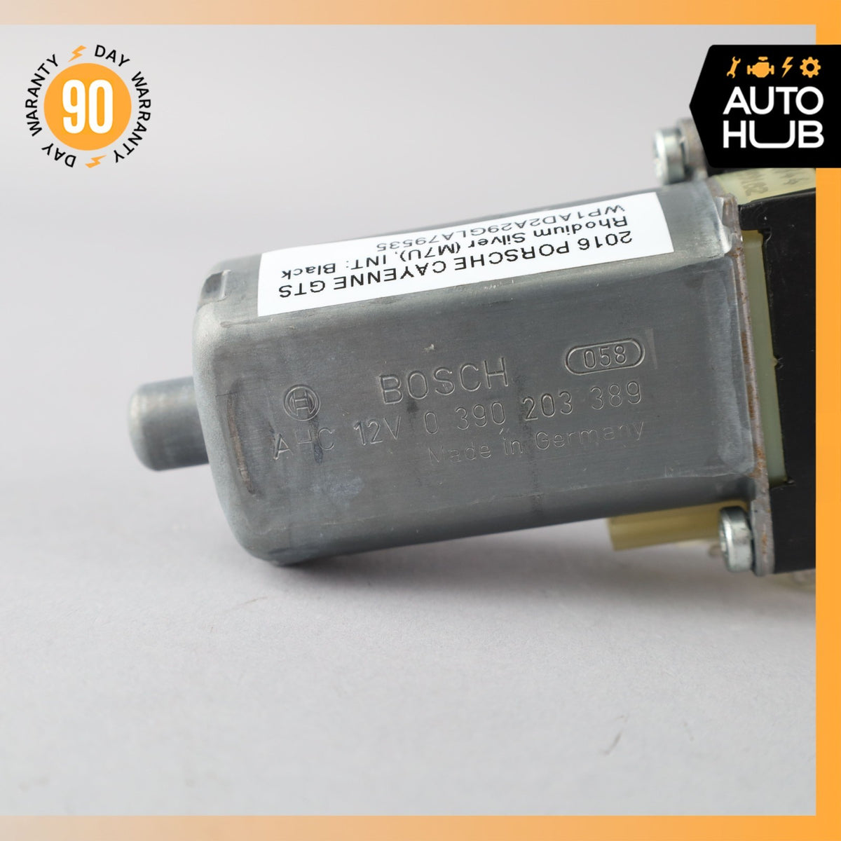 Porsche Cayenne 958 Front Seat Backrest Adjustment Motor 0390203389 OEM - photo 7