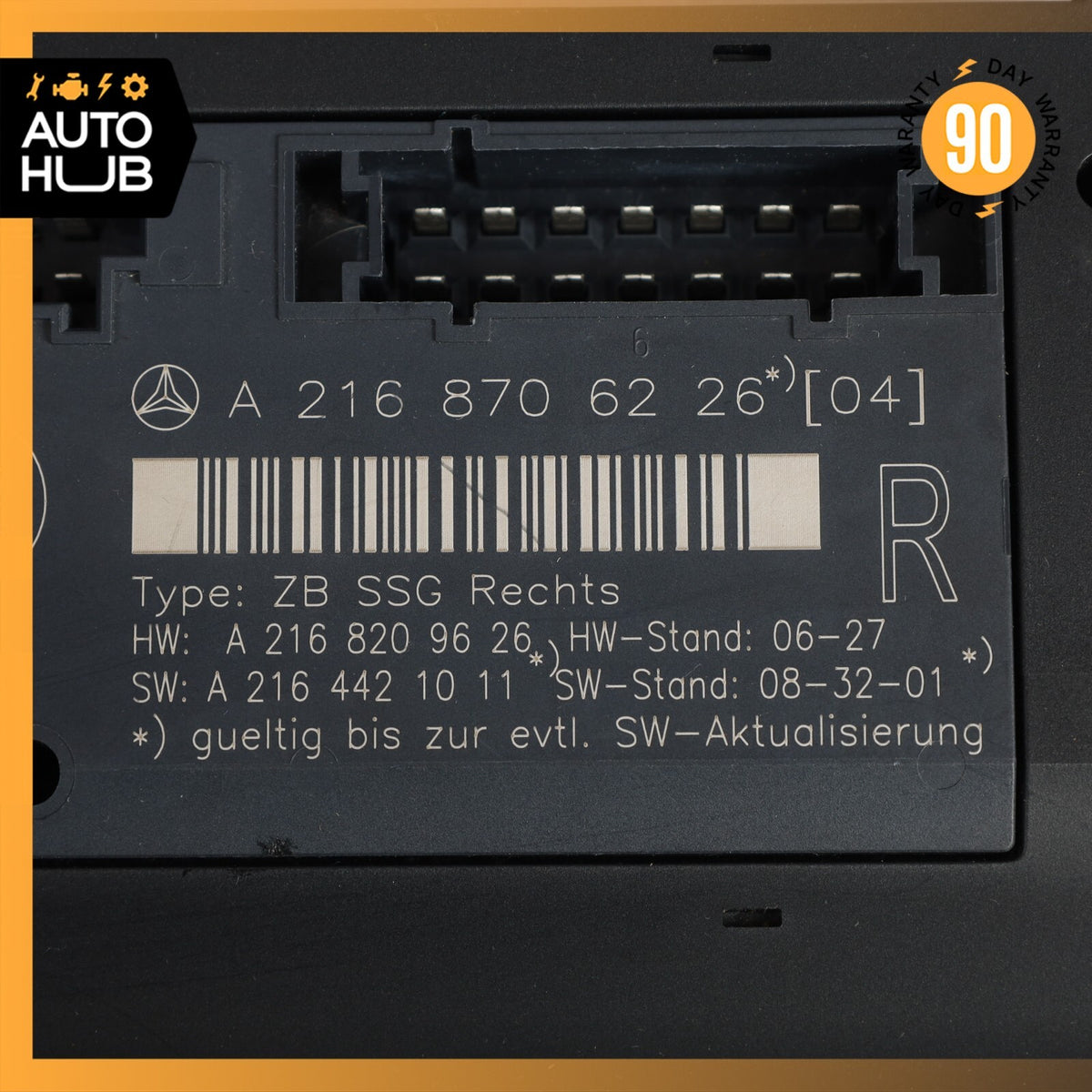 07-14 Mercedes W216 CL550 CL63 AMG Front Right Passenger Seat Control Module OEM - photo 9