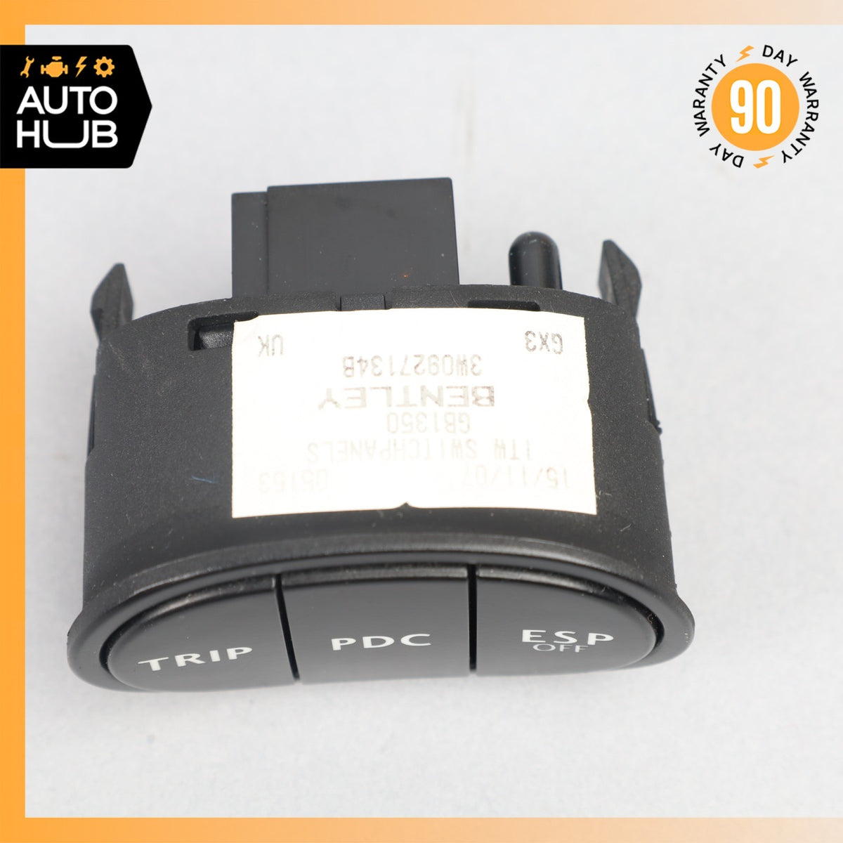 03-12 Bentley Continental GT GTC Flying Spur ESP PDC Button Switch Control OEM - photo 2