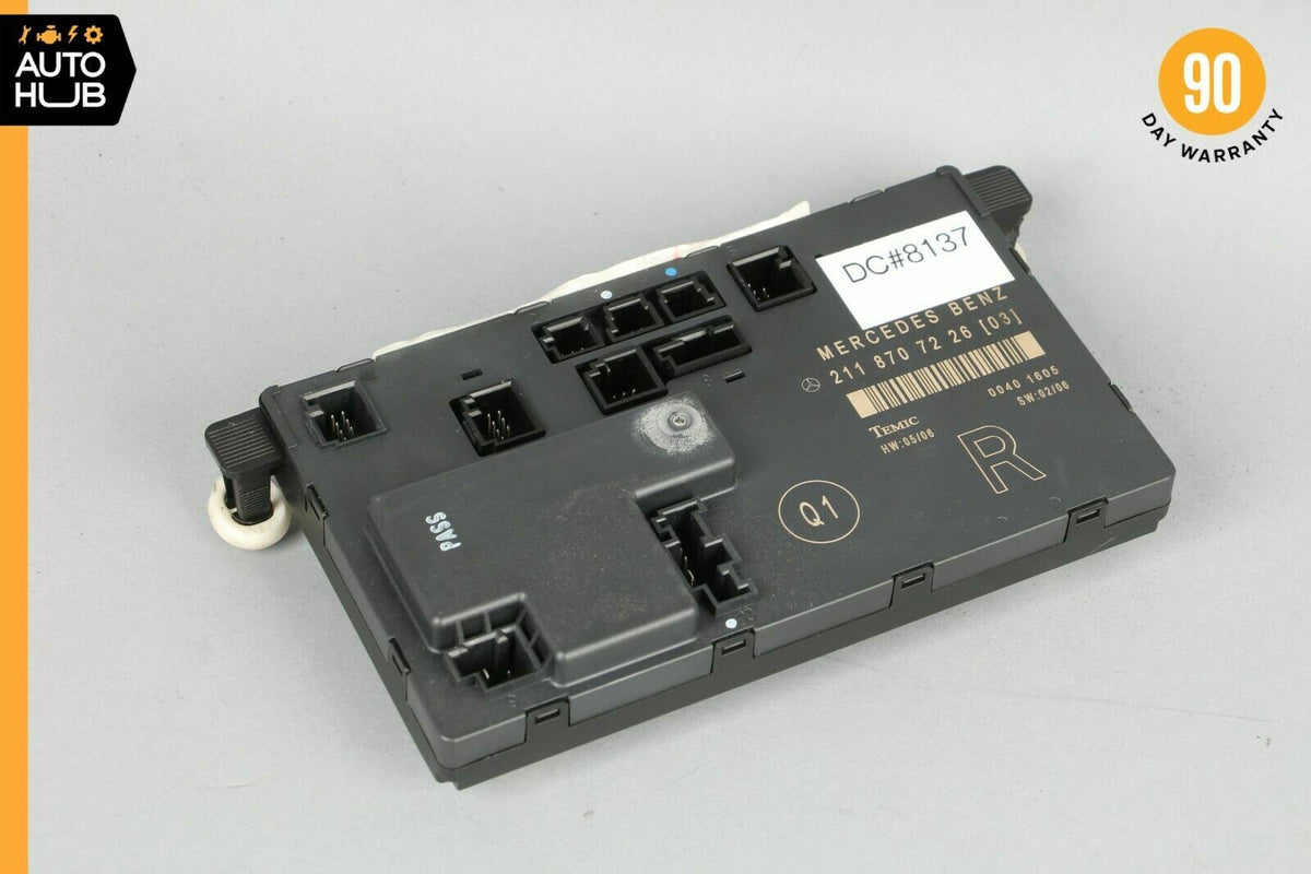03-09 Mercedes W211 E320 E550 Front Right Passenger Door Control Module OEM - photo 1