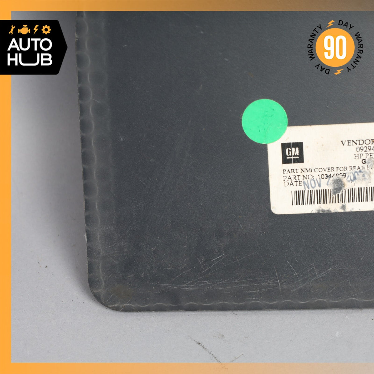 04-09 Cadillac XLR Rear Left Side Trunk Floor Carpet Cover Panel 15145672 OEM - photo 4