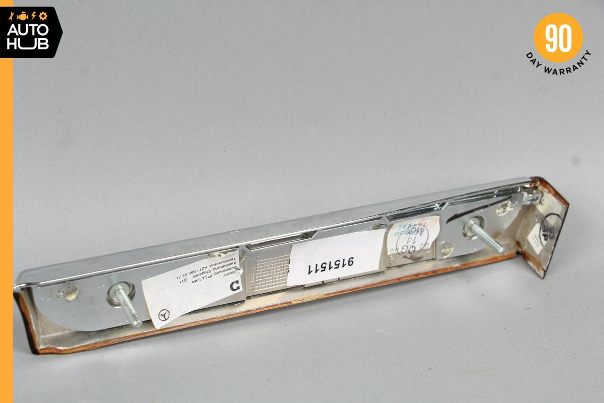03-09 Mercedes W211 E320 E55 AMG Dashboard Dash Left Driver Side Trim Panel Wood - photo 6
