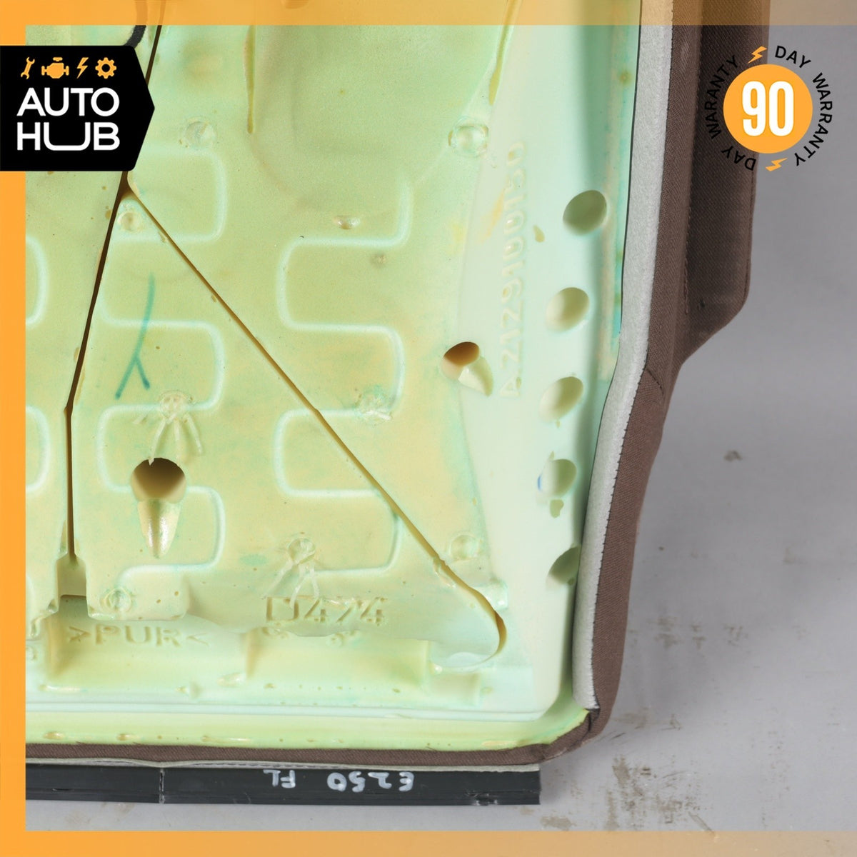 14-16 Mercedes W212 E250 E400 Front Left Side Lower Seat Cushion Brown OEM - photo 14