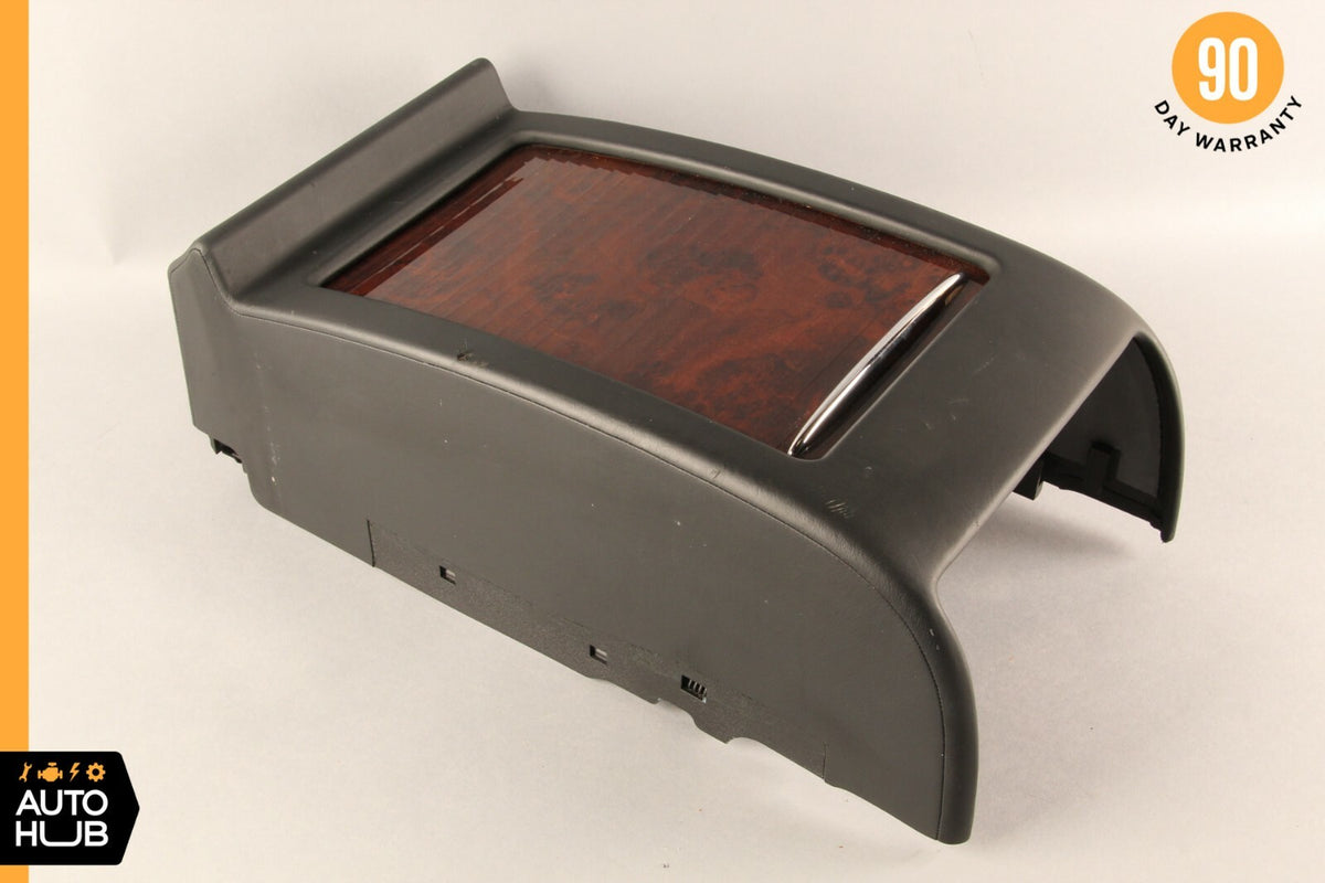 07-10 Mercede W216 CL550 Center Console Rear Storage Compartment Black OEM - photo 1