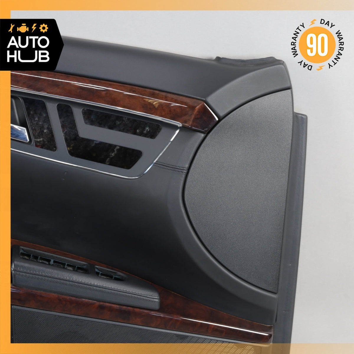 07-09 Mercedes W221 S600 Front Left Driver Side Door Panel Exclusive Black OEM - photo 2