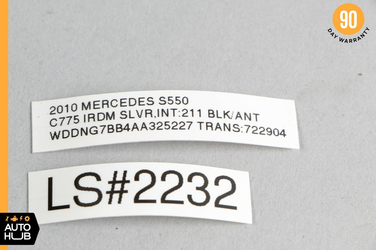 07-13 Mercedes W221 S450 S550 S63 Door Corner Speaker Right Passenger Black OEM - photo 12