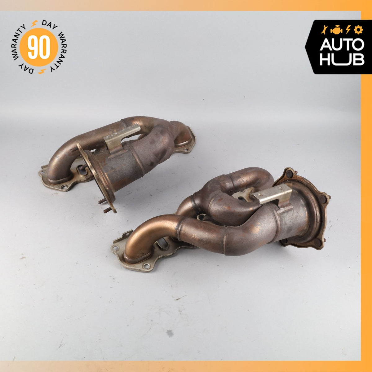 08-14 Porsche Cayenne 958 S GTS 4.8L V8 Exhaust Manifold Set 94811113000 OEM - photo 2
