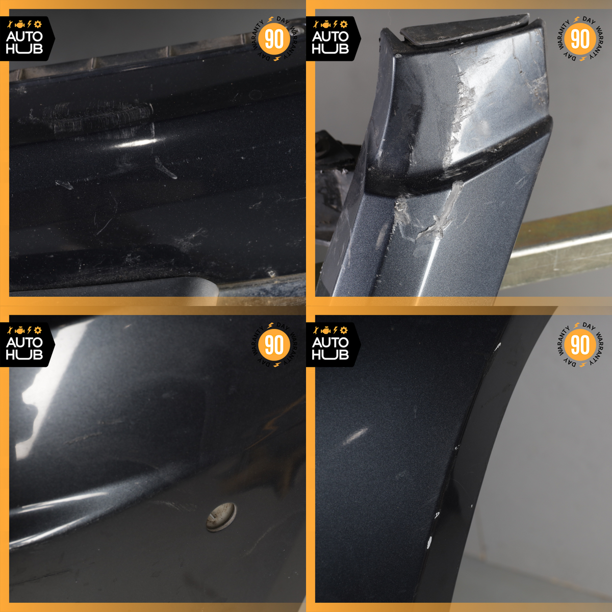 13-15 Mercedes X204 GLK250 GLK350 AMG Sport Front Bumper Cover Assembly Gray OEM - photo 10