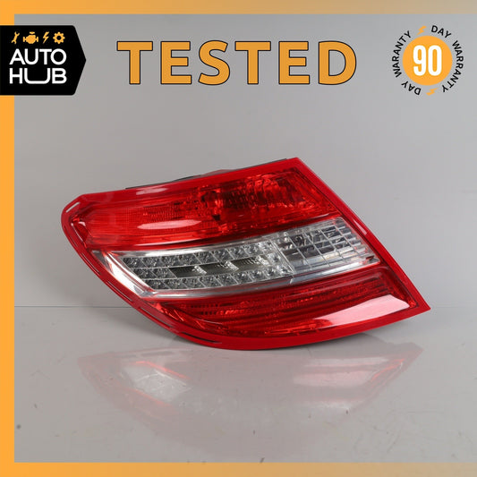 08-11 Mercedes W204 C300 C350 Left LED Tail Light 2048202164 OEM - photo 1