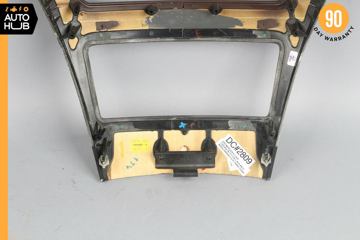 07-14 Mercedes W216 CL600 CL65 V12 Center Console Command Unit Radio Bezel Trim - photo 11