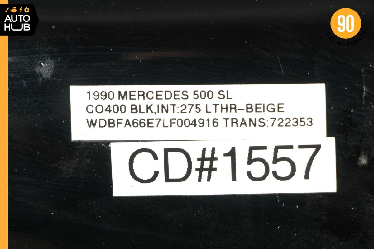 90-96 Mercedes R129 500SL 300SL Side View Door Mirror Right Passenger Black OEM - photo 11