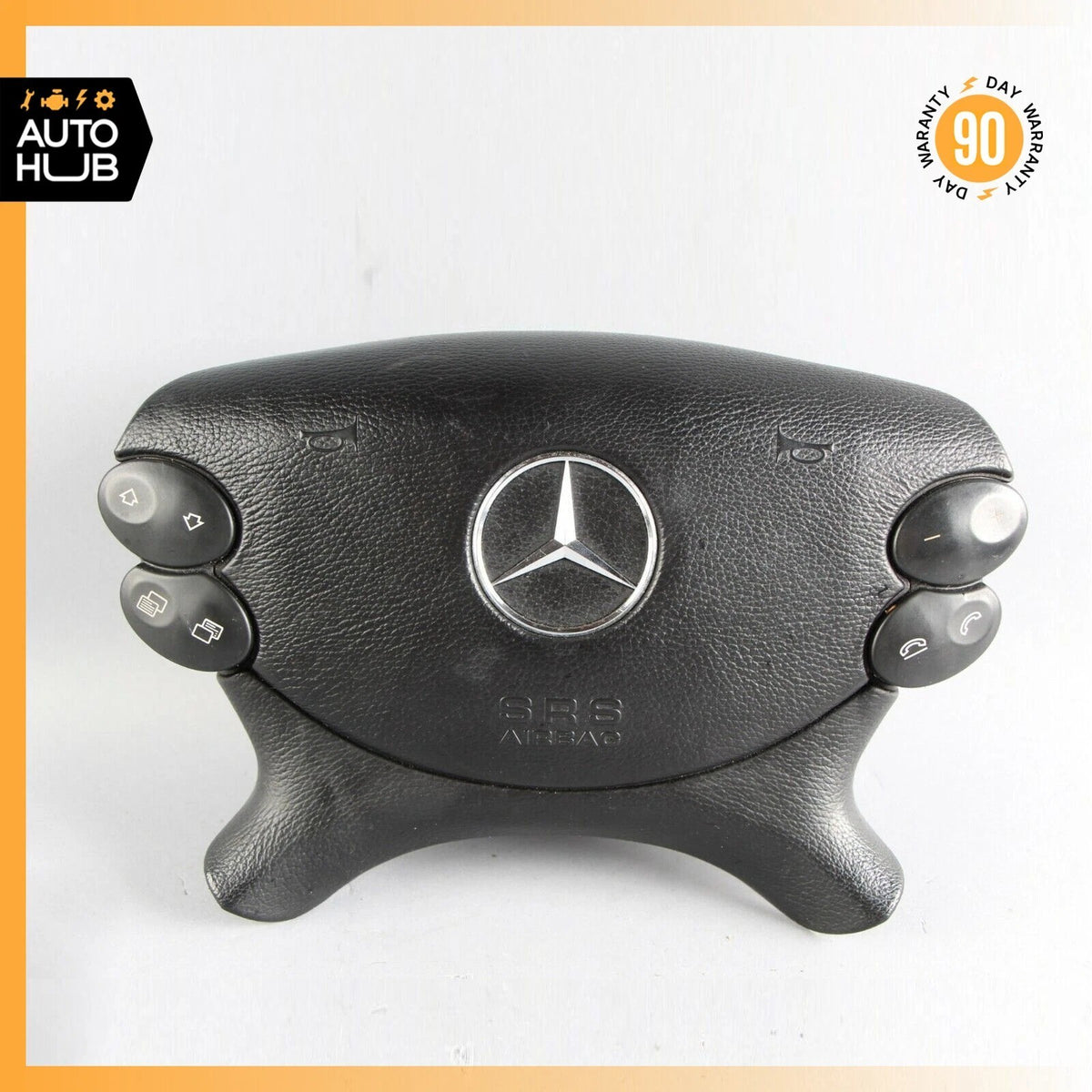 Mercedes R230 SL500 SL55 AMG CLK500 Steering Wheel Airbag Air Bag Black OEM - photo 1