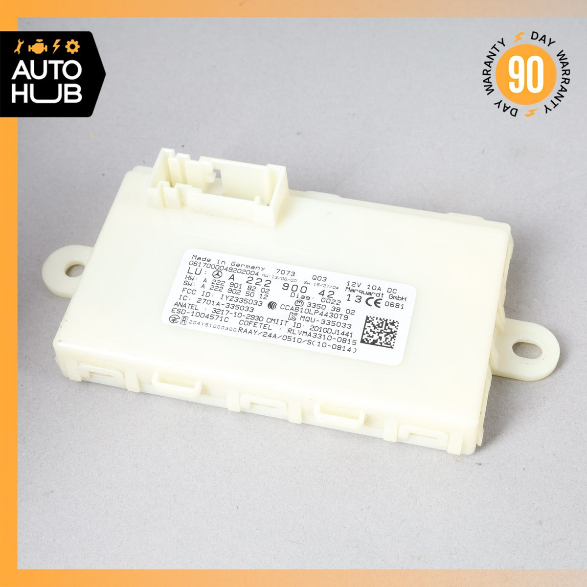 Mercedes W205 C350e Keyless Go Entry Control Module 2229004213 OEM - photo 1