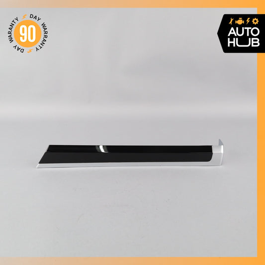 Porsche Cayenne 958 Rear Left Door Panel Trim Molding Piano Wood 7P5867419F OEM - photo 1