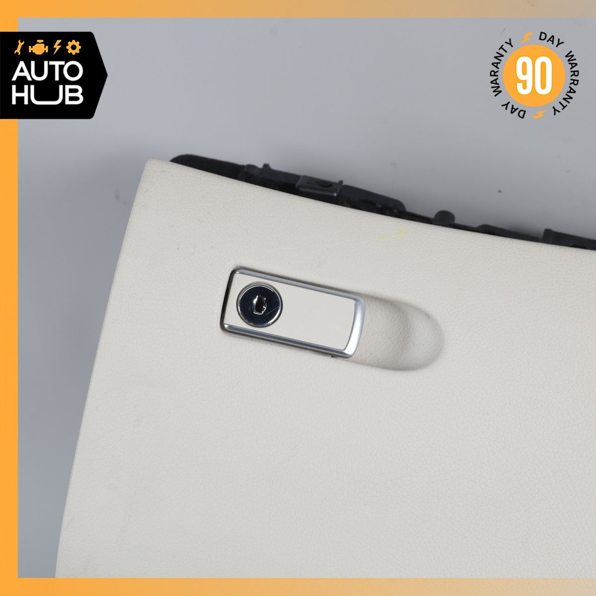 17-20 Mercedes W213 E300 Dash Dashboard Glove Box Compartment Beige OEM - photo 4
