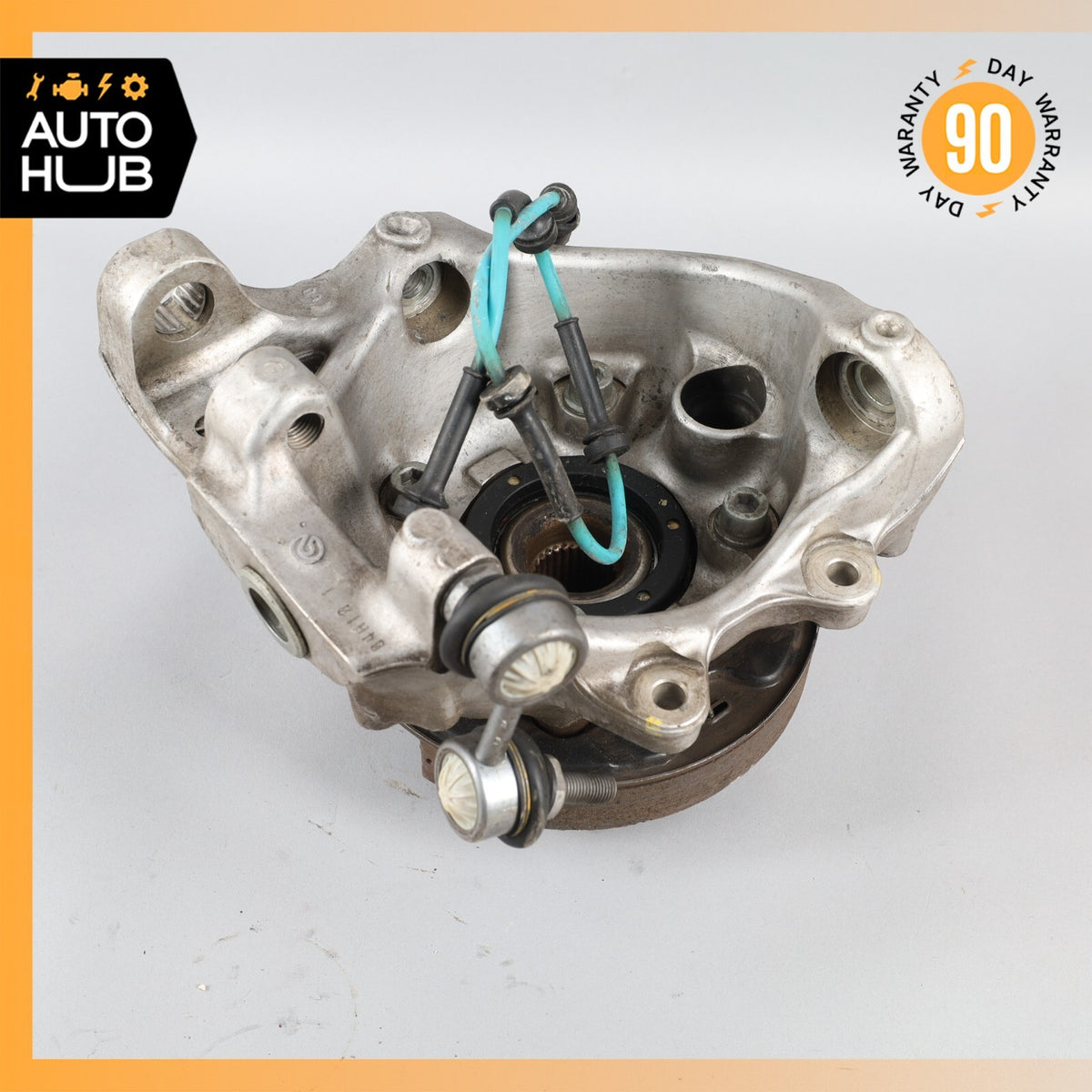 04-05 Maserati Quattroporte M139 Rear Left Side Spindle Knuckle Hub OEM - photo 6