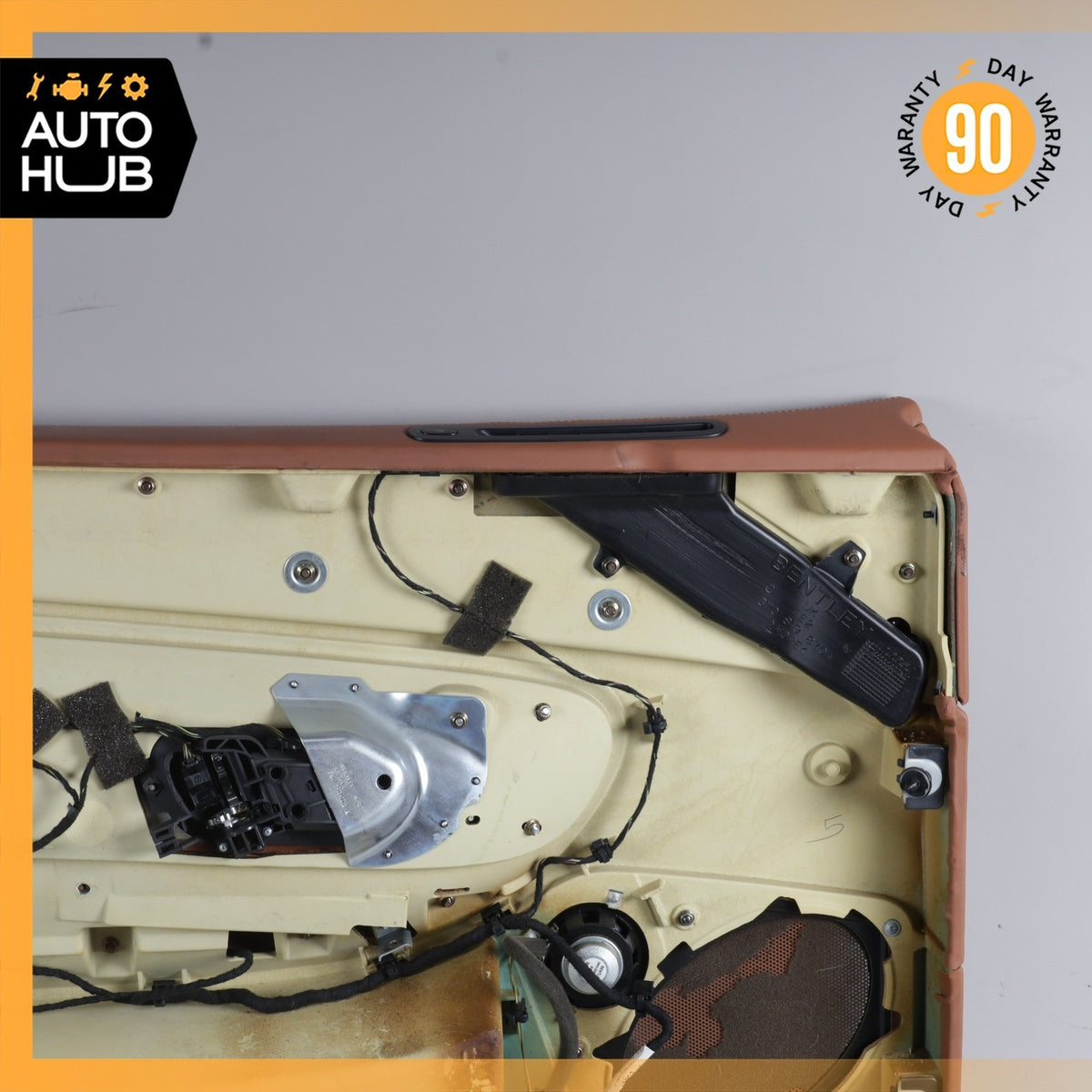 03-10 Bentley Continental GT Right Side Interior Door Panel Brown OEM 87k - photo 12