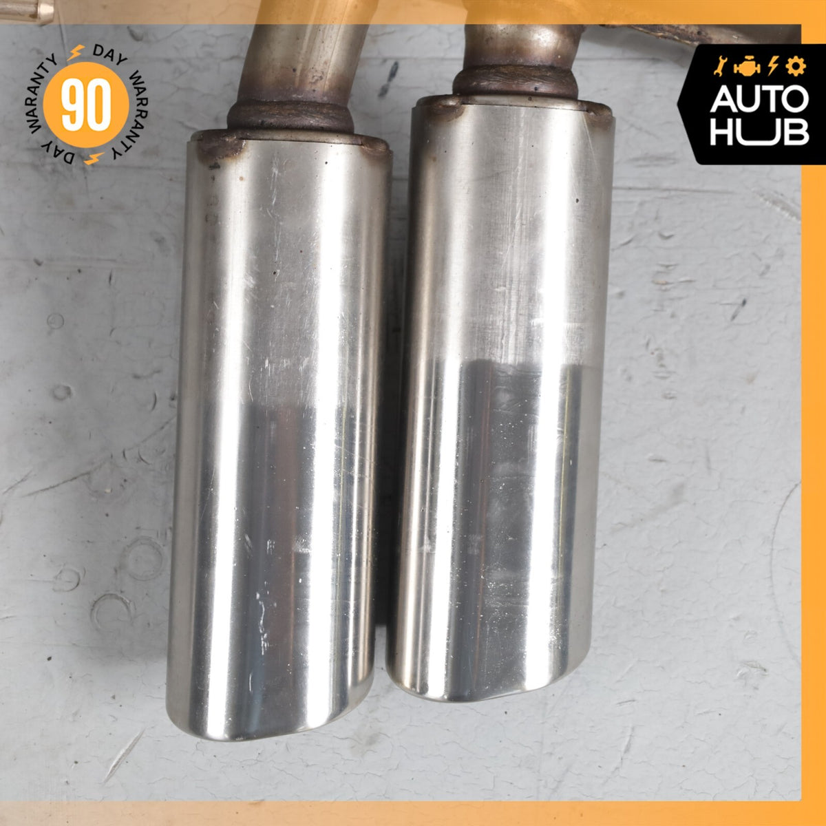 02-07 Maserati M138 Coupe 4200 Exhaust Muffler Quad Tips Left and Right OEM 67k - photo 8