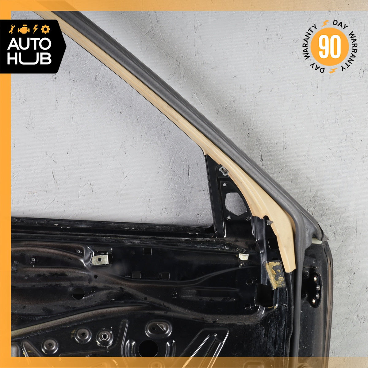 90-95 Mercedes W124 300E E320 Front Left Driver Side Door Shell OEM - photo 13