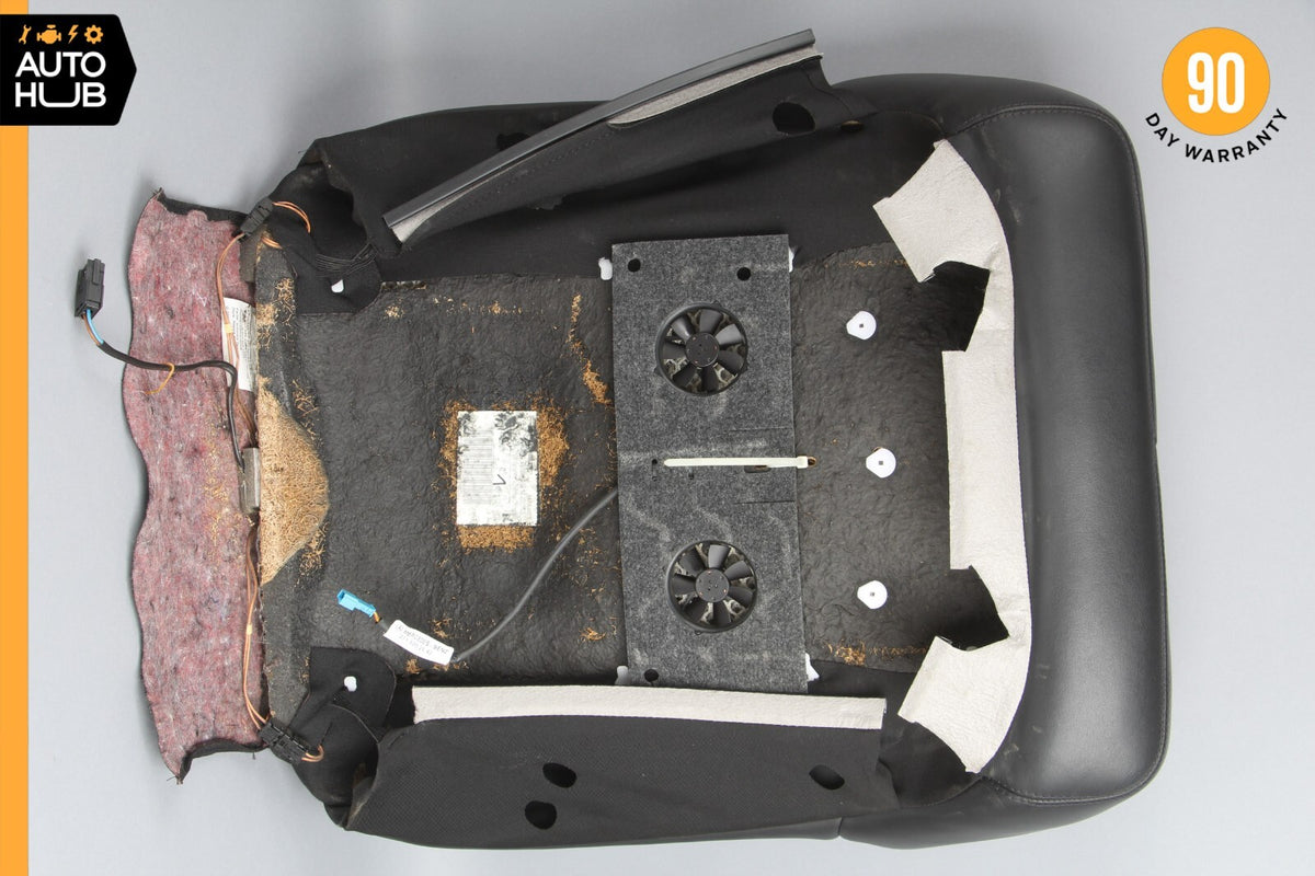 07-09 Mercedes W211 E63 AMG Front Left or Right Top Upper Seat Cushion Black OEM - photo 11